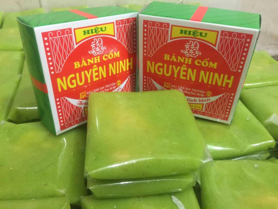 ขนมมงคล ร้าน Bánh cốm Nguyên Ninh (แบ๋ง โก๊ม เหงวียน นิญ)